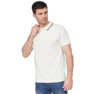 Duck and Cover - "Samtrase" Poloshirt für Herren (Naturweiß)