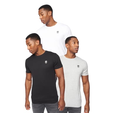 Henleys - "Myer" T-Shirt für Herren(3er-Pack) (Bunt)