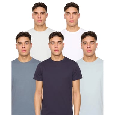 Duck and Cover - "Demtare" T-Shirt für Herren(5er-Pack) (Bunt)