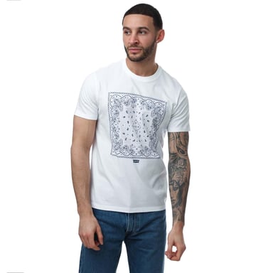Levis - T-Shirt Rundhalsausschnitt für Herren (Weiß)