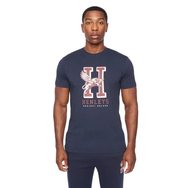 Henleys - "Belton" T-Shirt für Herren (Marineblau)
