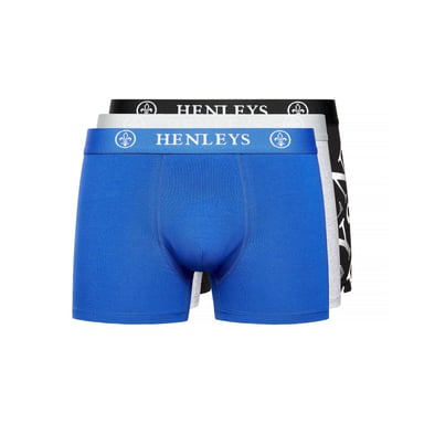 Henleys - "Henline" Boxershorts für Herren(3er-Pack) (Bunt)