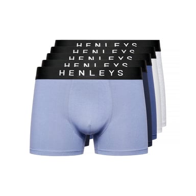 Henleys - "Inkset" Boxershorts für Herren(5er-Pack) (Bunt)