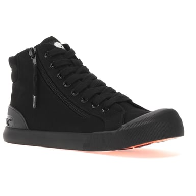 Rocket Dog - Damen Schuhe "Jazzin Hi 12A", Segeltuch (Schwarz)