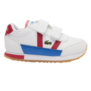 Lacoste - Kinder Sneaker "Partner" (Weiß/Rot)