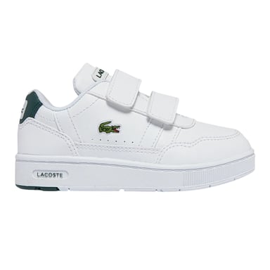 Lacoste - Kinder Sneaker "T-Clip" (Weiß/Grün)
