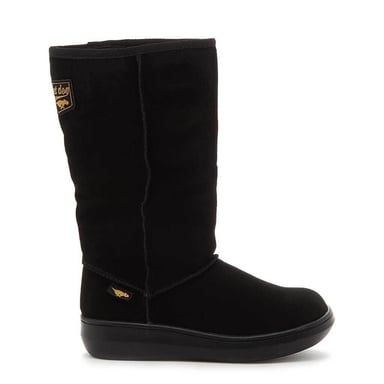 Rocket Dog - Damen Lange Stiefel "Sugardaddy", Leder (Schwarz)