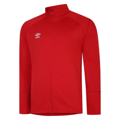Umbro - "Total Training" Trainingsjacke für Kinder (Zinnoberrot/Schwarz)