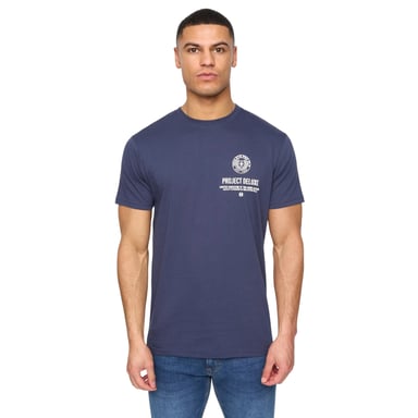 Henleys - "Henstamp" T-Shirt für Herren (Marineblau)