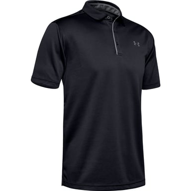 Under Armour - "Tech" Poloshirt für Herren (Schwarz/Graphit)