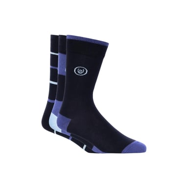 Duck and Cover - "Raphous" Socken für Herren(3er-Pack) (Schwarz/Blau)