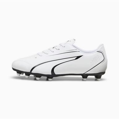 Puma - Kinder Fußball-Stiefel "Vitoria" (Weiß/Schwarz)
