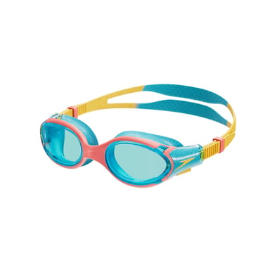 Speedo - "2.0" Passt sich dem Gesicht an Schwimmbrille 2024 für Kinder (Blau/Gelb)