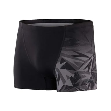 Speedo - Badeshorts V-Schnitt für Herren (Schwarz/Grau)