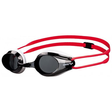 Arena - "Tracks" Schwimmbrille für Kinder (Weiß/Rot/Schwarz)