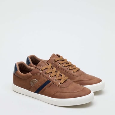 Ben Sherman Scooper Stripe Herren Turnschuhe in Tan