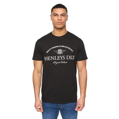 Henleys - "Henclose" T-Shirt für Herren (Schwarz)