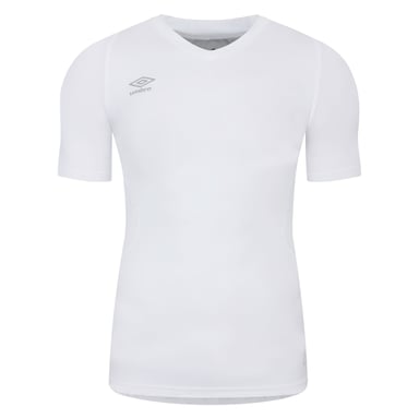 Umbro - "Elite" Base Layer Oberteil V-Ausschnitt für Herren/Damen Unisex (Weiß)