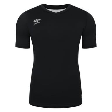 Umbro - "Elite" Base Layer Oberteil V-Ausschnitt für Herren/Damen Unisex (Schwarz)