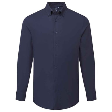 Premier - "Supreme" Formelles Hemd für Herren Langärmlig (Marineblau)