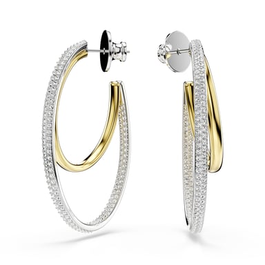 Swarovski 'Hyperbola' Damen Ohrstecker aus Metall - Silber/Gold 5702400