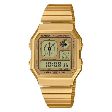 Casio Casio Collection Vintage Gold Unisex Armbanduhr A130WEG-9AEF