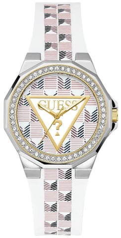 Guess Resort Damen Weißes Uhr GW0834L1