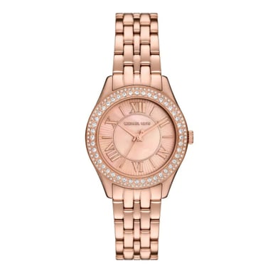 Michael Kors Mini Harlowe Damen Rose-Gold Uhr MK4845