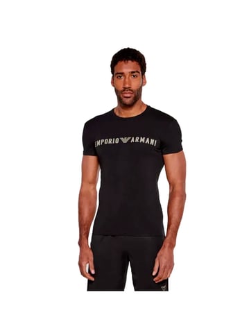 Emporio Armani Herren T-Shirt Gesprochenen Adler