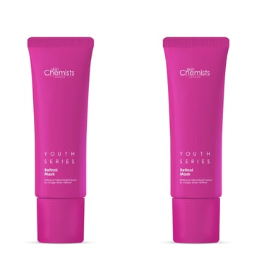 skinChemists Jugend-Serie Retinol-Maske 50ml x 2 Duo-Pack