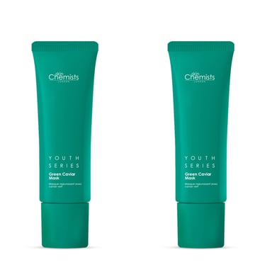 skinChemists Jugendserie Grüne Kaviar Maske 50ml x 2 Duo-Pack