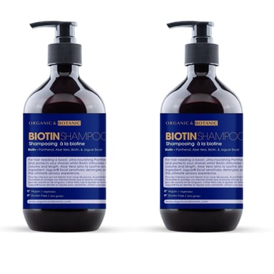 Organic & Botanic Biotin Conditioner 500ml x 2 Duo-Pack