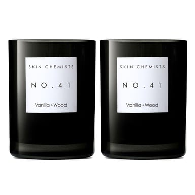 skinChemists No.41 Vanille & Holzkerze 200g x 2 Duo-Pack