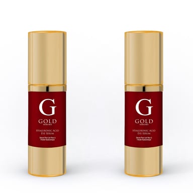 Goldserum Hyaluronsäure Augenserum 15ml x 2 Duo-Pack