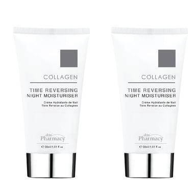 skinPharmacy Kollagen Zeit Rückwärts Nachtfeuchtigkeitscreme 30ml x 2 Duo-Pack