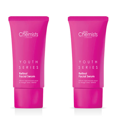 skinChemists Jugend-Serie Retinol & Bakuchiol Gesichtsserum 30 ml x 2 Duo-Pack