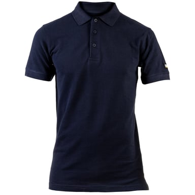 Caterpillar Essentials Baumwoll Herren Polo-Shirt Blau