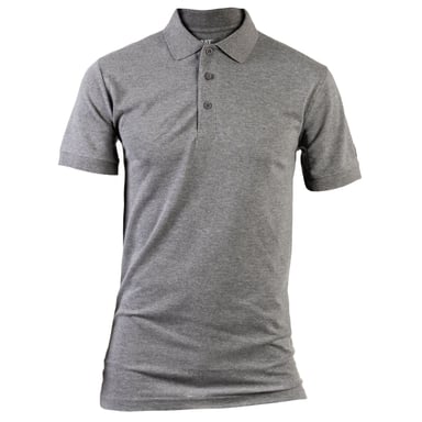 Caterpillar Essentials Baumwoll Herren Polo-Shirt in Grau
