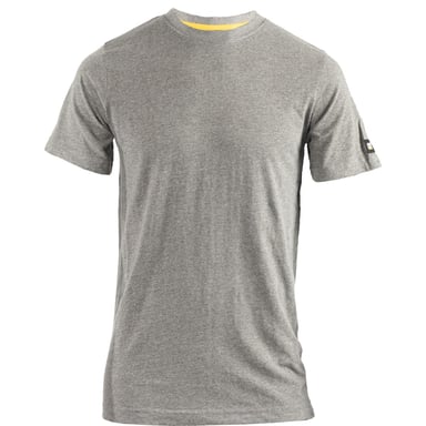 Caterpillar Essentials Kurzarm Baumwoll-Herren T-Shirt in Grau