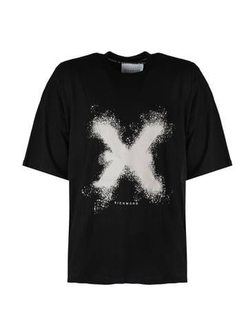 John Richmond T-Shirt Herren schwarz