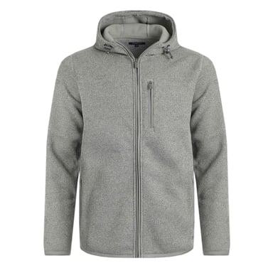 Weird Fish - "Lockie" Fleecejacke Durchgehender Reißverschluss für Herren (Kalkstein)