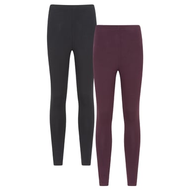 Mountain Warehouse - Leggings 2er-Pack für Damen (Beerenrot)