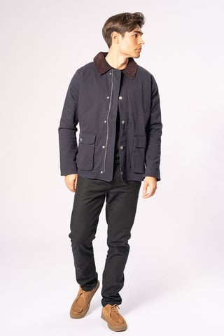 Twill-Jacke – Marineblau