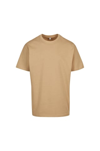 Schweres, übergroßes T-Shirt – Union Beige
