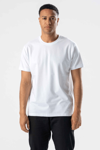 Normales T-Shirt – Weiß