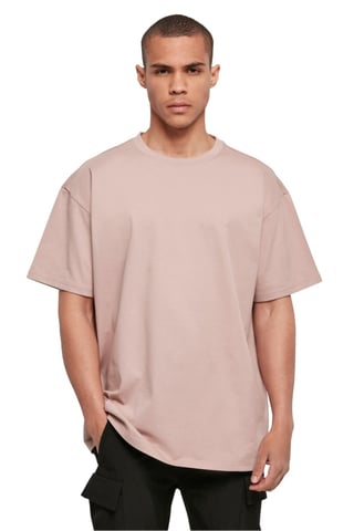 Schweres, übergroßes T-Shirt – Dusk Rose