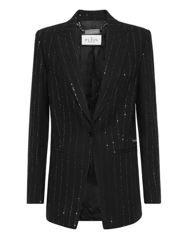 Pailletten Boyfriend Fit Blazer