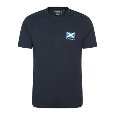 Mountain Warehouse - "West Highlands" T-Shirt für Herren kurzärmlig (Marineblau)