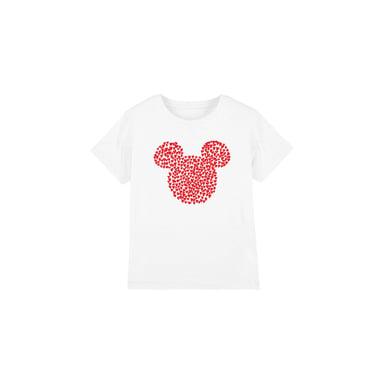 Disney - T-Shirt für Kinder - Valentinstag (Weiß)