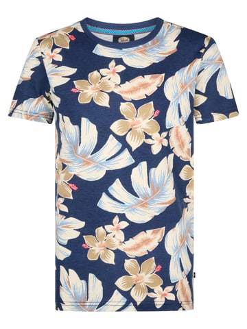 Petrol Industries - T-Shirt mit Allover-Muster Fisherway Jungen - Blau